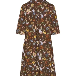 MARTA DU CHATEAU dame kjole MdcWildrose 259351V - Brown Print Best