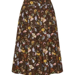 MARTA DU CHATEAU dame nederdel MdcCiela 257080V - Brown Print Clearance