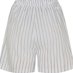 MARTA DU CHATEAU dame shorts MdcZita - White/Black Stripe Online