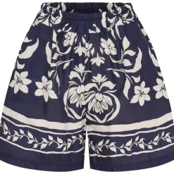 MARTA DU CHATEAU dame shorts MdcSiena 256197 - Bianco/BlueGN4133 Hot
