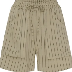 MARTA DU CHATEAU dame shorts MdcZita - Sabbia/Black Stripe Clearance