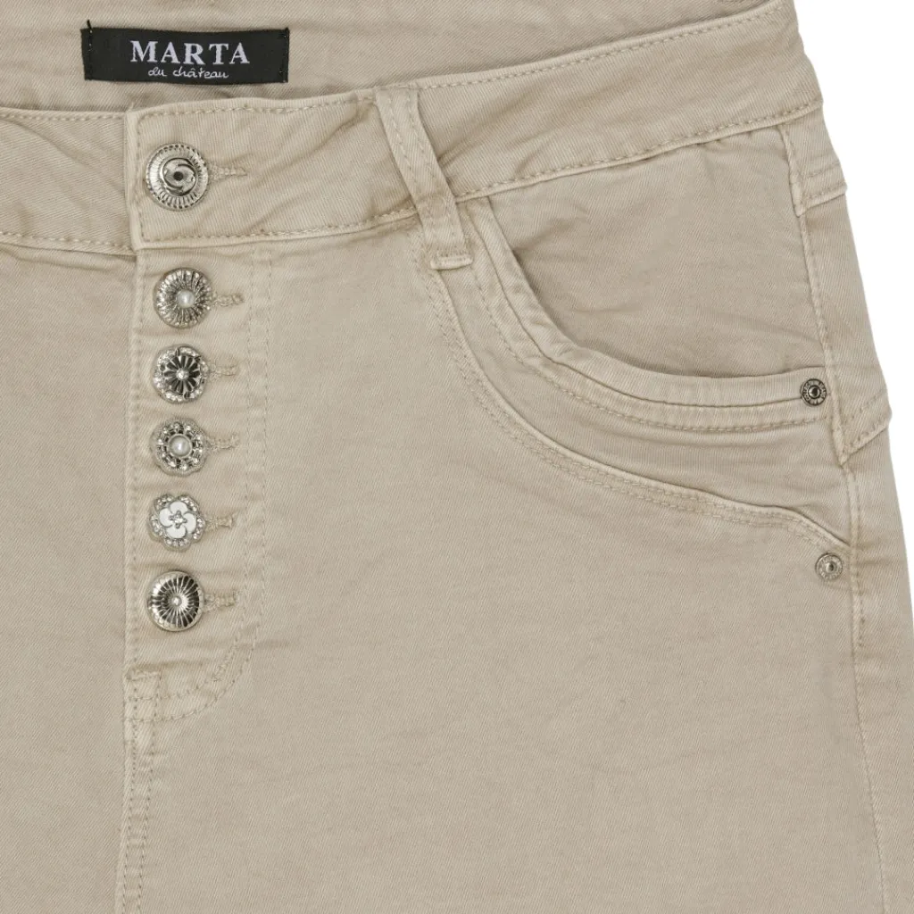 MARTA DU CHATEAU dame shorts MdcSierra - Beige Outlet