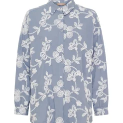 MARTA DU CHATEAU dame skjorte MdcDiana 7070 - Jeans410 Sale