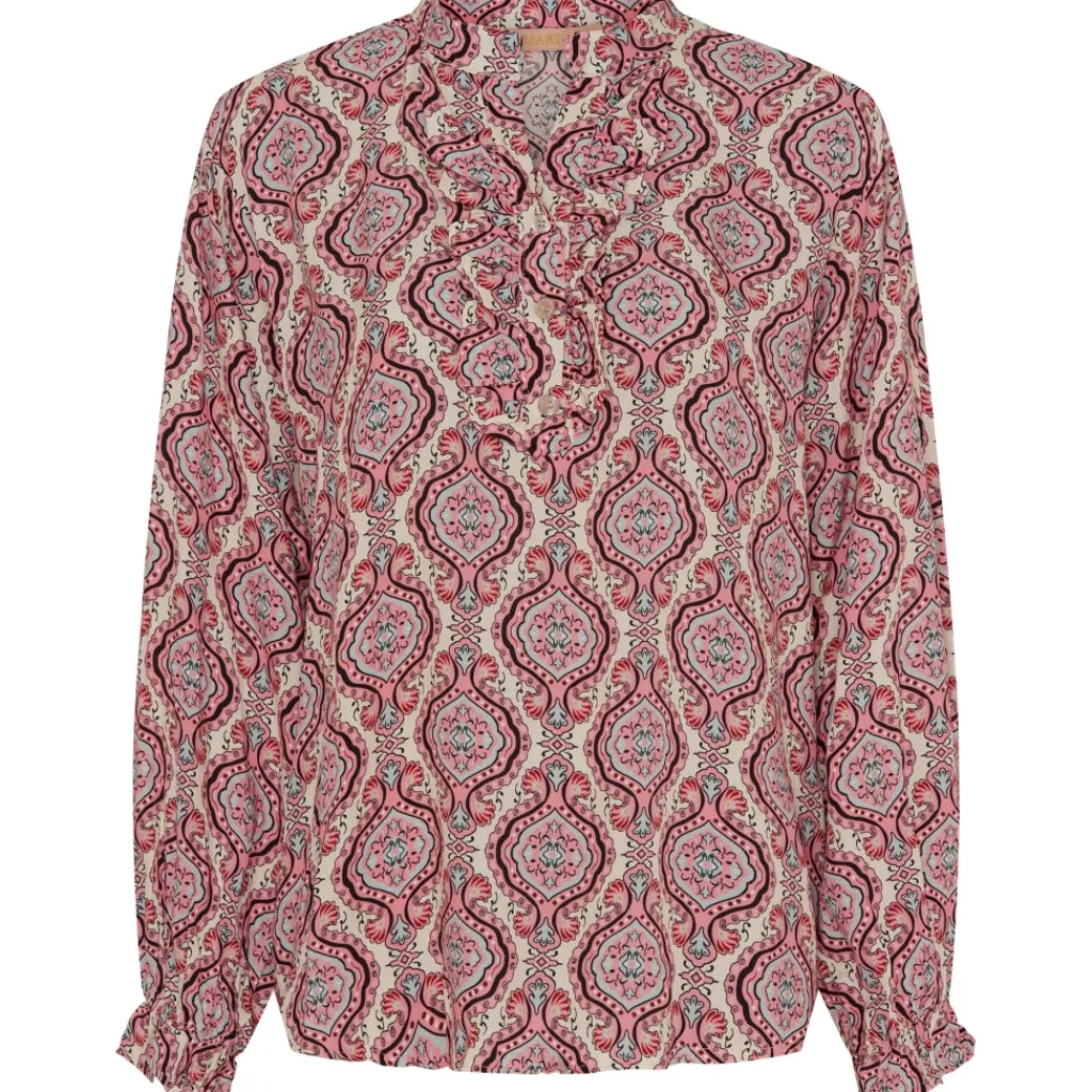 MARTA DU CHATEAU dame skjorte MdcAya 5891 - Rosa1405 New
