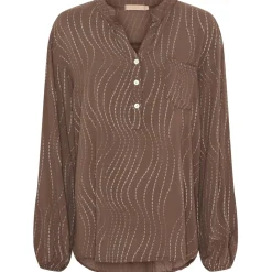 MARTA DU CHATEAU dame skjorte 8500 - AWBrown/Silver