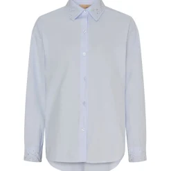 MARTA DU CHATEAU dame skjorte MdcTammi - LightBlue64 Discount