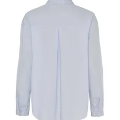 MARTA DU CHATEAU dame skjorte MdcTammi - LightBlue64 Discount