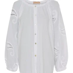 MARTA DU CHATEAU dame skjorte MdcPatty - White Outlet