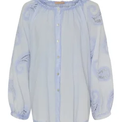 MARTA DU CHATEAU dame skjorte MdcPatty - Sky