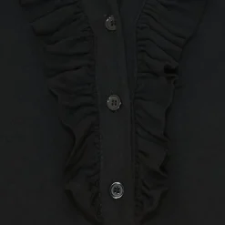 MARTA DU CHATEAU dame skjorte MdcUnnur 6317 - Solid Black New