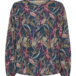 MARTA DU CHATEAU dame skjorte MdcIsabella 5890 - Jeans8309 Clearance