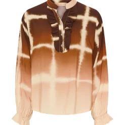 MARTA DU CHATEAU dame skjorte MdcAya 5891 - Marrone610 New