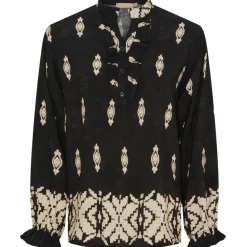 MARTA DU CHATEAU dame skjorte MdcAya 5891 - Nero7308pf New