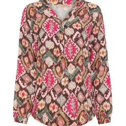 MARTA DU CHATEAU dame skjorte - 8128 - Chokolato Best