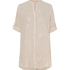 MARTA DU CHATEAU dame skjorte 2699 - SS Beige Best