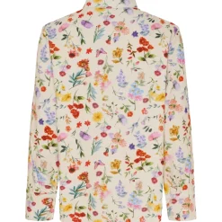 MARTA DU CHATEAU dame skjorte MdcMagnolia 258042V - Beige Print Best