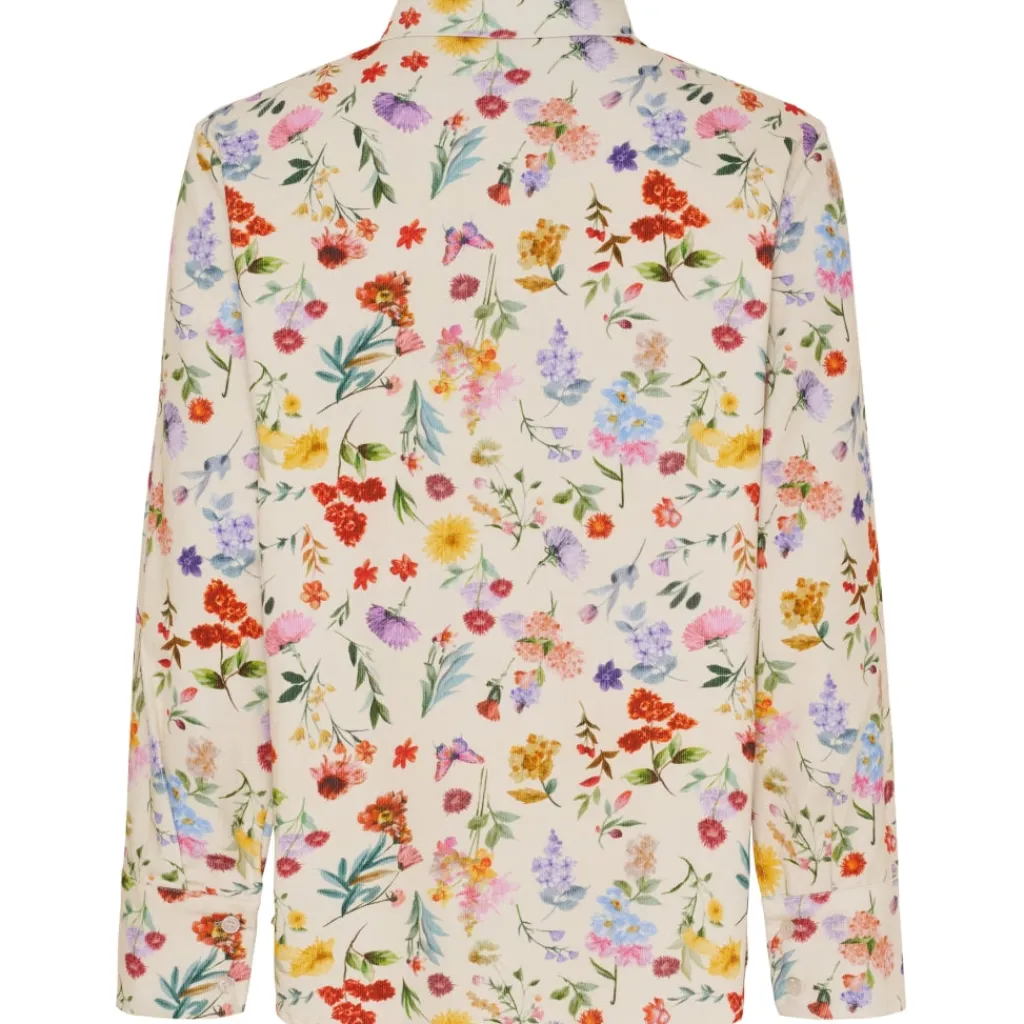 MARTA DU CHATEAU dame skjorte MdcMagnolia 258042V - Beige Print Best