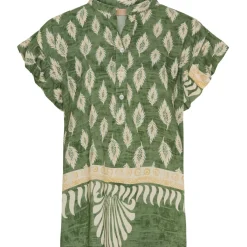 MARTA DU CHATEAU dame skjorte MdcSòlrún 6319 - Kaki7171tpf Online