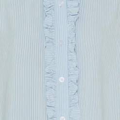 MARTA DU CHATEAU dame skjorte MdcMollie - Celestestripe Best