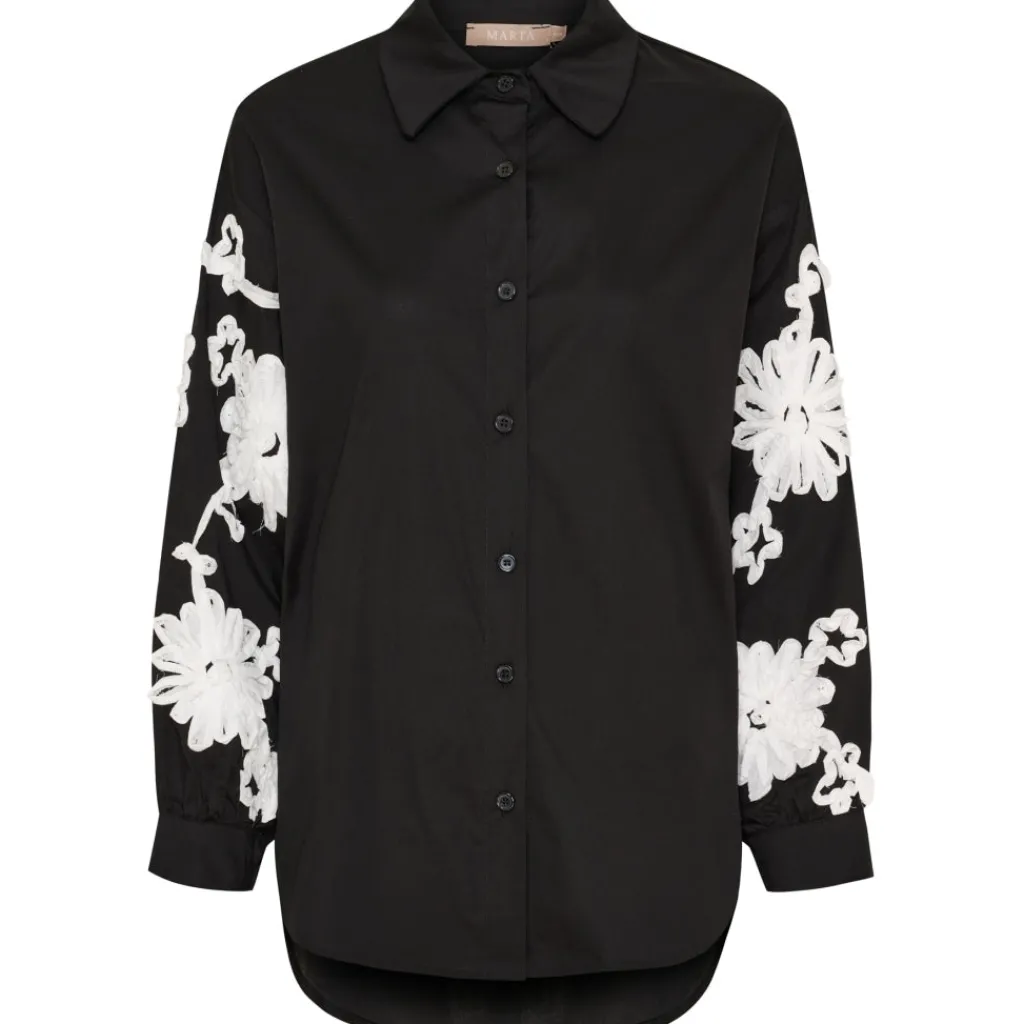 MARTA DU CHATEAU dame skjorte MdcGardenia 258899 - Black Online