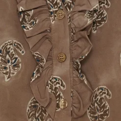 MARTA DU CHATEAU dame skjorte MdcUnnur 6317 - Fango Faded Sale