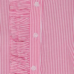 MARTA DU CHATEAU dame skjorte MdcFina - Fuxia Stripe New