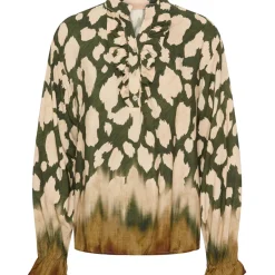 MARTA DU CHATEAU dame skjorte MdcAya 5891 - Military6708 Hot