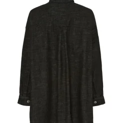 MARTA DU CHATEAU dame skjorte MdcAgate 86225 - Black Hot