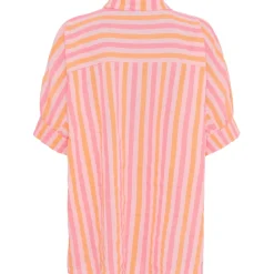 MARTA DU CHATEAU dame skjorte MdcVirginia 7345 - Fuxia Stripe New