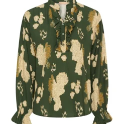 MARTA DU CHATEAU dame skjorte MdcAya 5891 - Military3320 Hot
