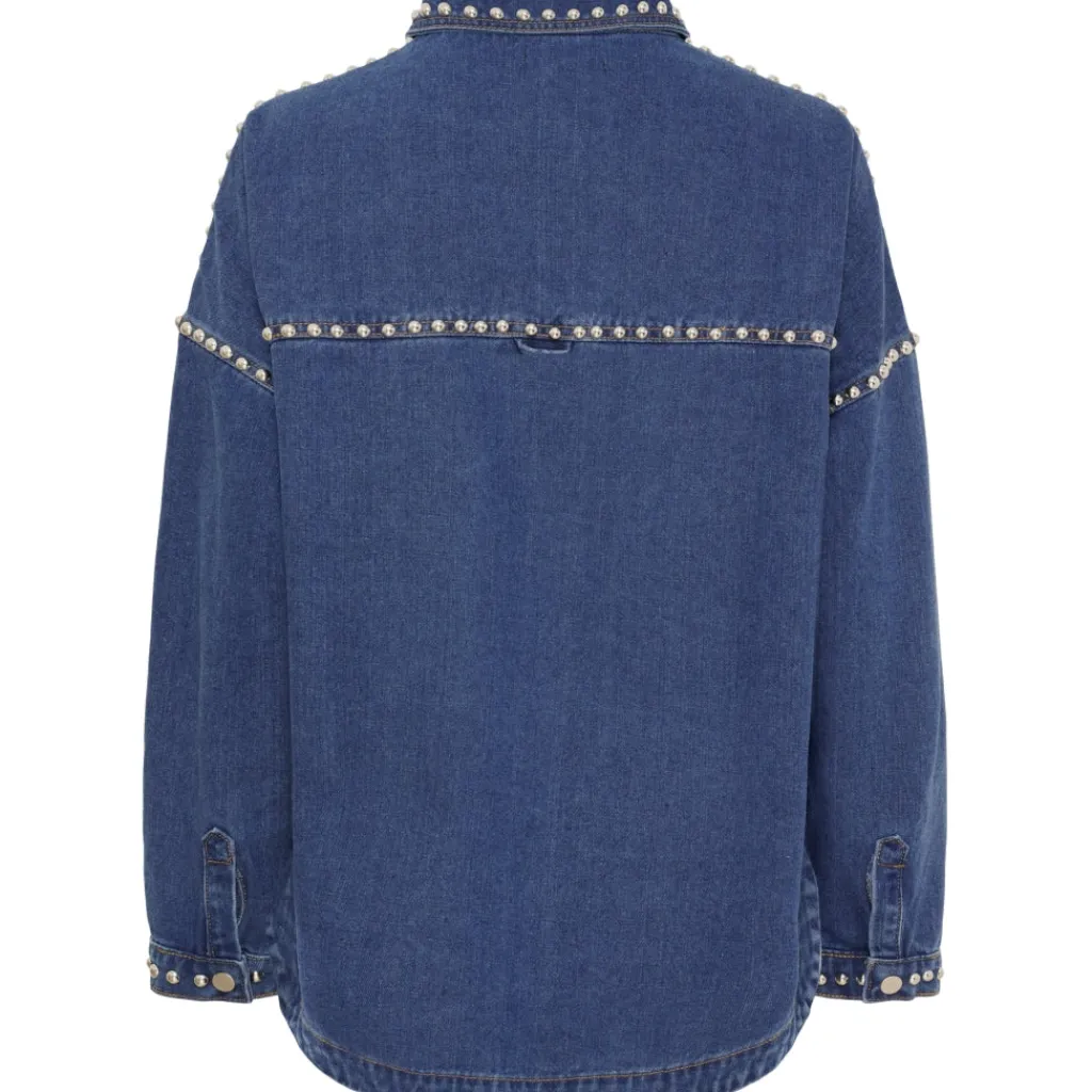 MARTA DU CHATEAU dame skjorte MdcEila MDC212-8304 - Denim Best