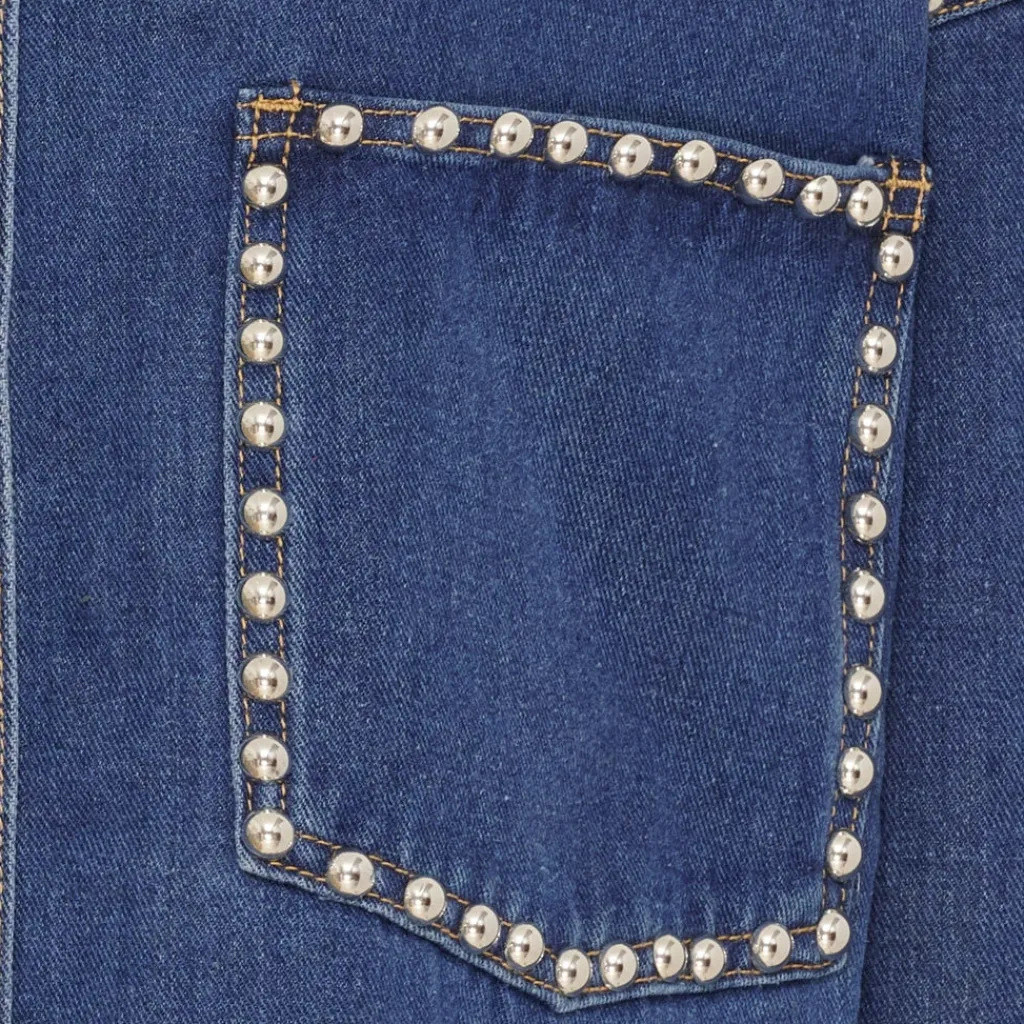 MARTA DU CHATEAU dame skjorte MdcEila MDC212-8304 - Denim Best