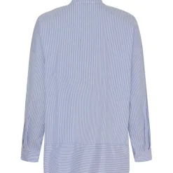 MARTA DU CHATEAU dame skjorte MdcFina - Sky Blue Stripe Sale