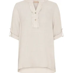 MARTA DU CHATEAU dame skjorte 85137-1 - Sabbia1752 Clearance