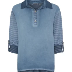 MARTA DU CHATEAU dame skjorte MdcBarbra 41429-1 - Blue