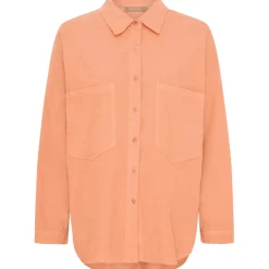 MARTA DU CHATEAU dame skjorte MdcColine 258037 - Salmone2194 Hot