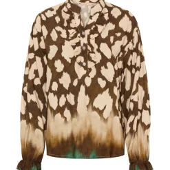 MARTA DU CHATEAU dame skjorte MdcAya 5891 - Tabacco6708 Hot