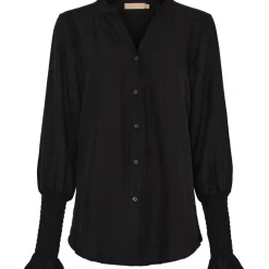 MARTA DU CHATEAU dame skjorte MdcRebecca - Black Hot