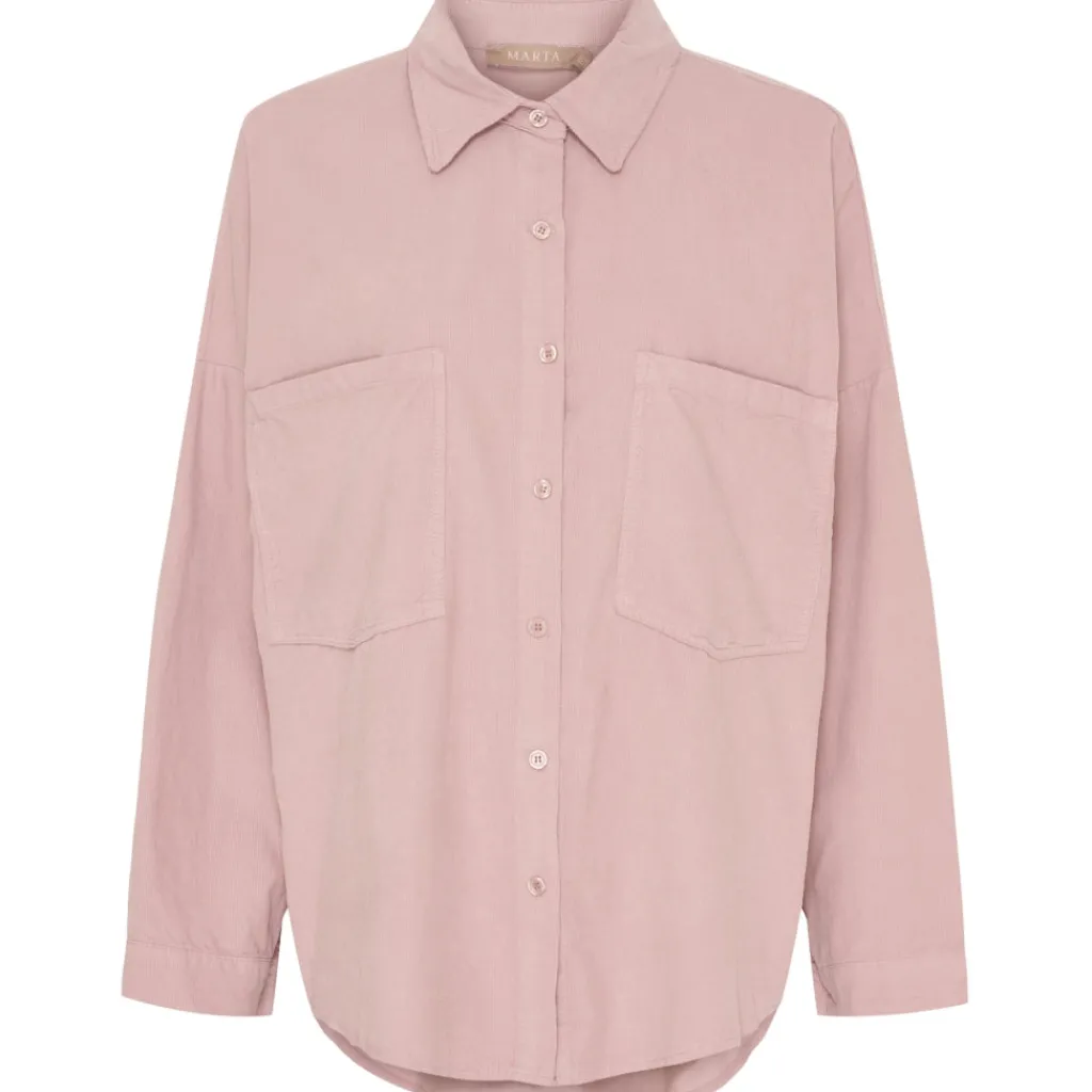 MARTA DU CHATEAU dame skjorte MdcMaelys 258037V - RosaAntique2017 Outlet