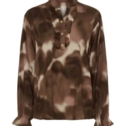 MARTA DU CHATEAU dame skjorte MdcAya 5891 - Fango617tpn Clearance