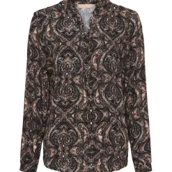 MARTA DU CHATEAU dame skjorte - 8128 - Black9 Clearance