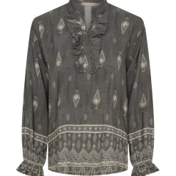 MARTA DU CHATEAU dame skjorte MdcAya 5891 - Grey1943tps Outlet