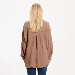 MARTA DU CHATEAU dame skjorte 7049 - Cappucino