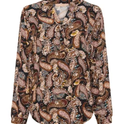 MARTA DU CHATEAU dame skjorte - 8128 - Black v17 Best