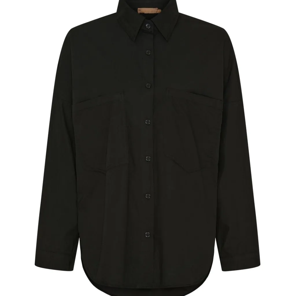 MARTA DU CHATEAU dame skjorte MdcCecile 85530 - Black Outlet