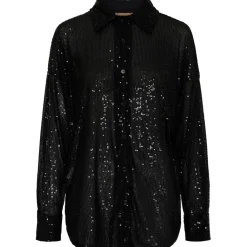 MARTA DU CHATEAU dame skjorte MdcBertille 6624 - Black Hot