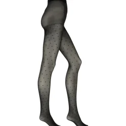 MARTA DU CHATEAU dame strømpebukser 20 DEN MdcChris 121-CD22PO1 - Black Dot Best