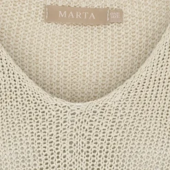 MARTA DU CHATEAU dame strik 7010 - Cream103 Sale