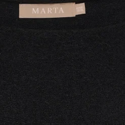 MARTA DU CHATEAU dame strik MdcElderflower 30003 - Black Online