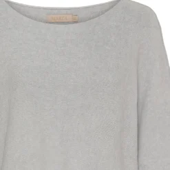 MARTA DU CHATEAU dame strik MdcSia 5003 - LightGrey4001 Discount